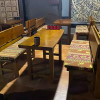 Nouvelle conception de luxe léger, fournisseur économique pour restaurants et hôtels, banquette de restaurant, table et chaise de café
