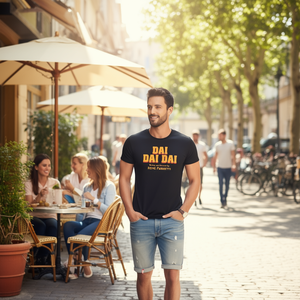 T-shirt Dai Dai Dai Nera da Uomo - Maglietta Promozionale - Product Image 3