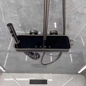 <span class=keywords><strong>2025</strong></span> Mới Hiện Đại Nhựa Thép Hệ Thống Vòi Hoa Sen Vòi Tĩnh Nhiệt Với Phun Mưa Mô Hình De Ducha Mixer Set Cho Phòng Tắm - Product Image 1