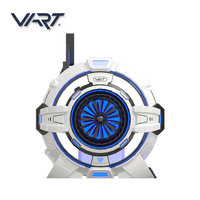 Machine de jeu de réalité virtuelle à faible investissement, jeu d'arcade professionnel VR 9D VR 4 places cinéma VR film