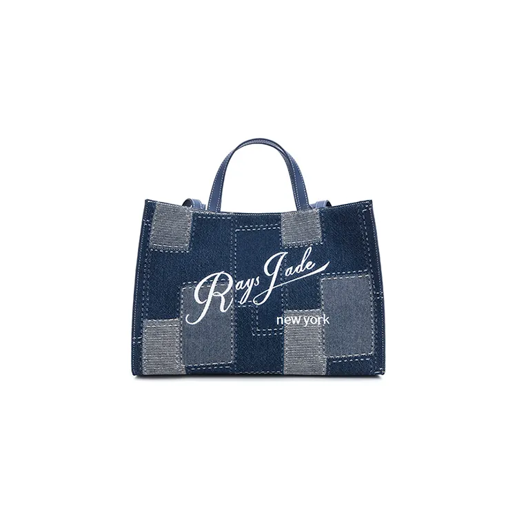 Bolsos Denim Handtas Dames Designer Schouder Handtassen Custom Portemonnee Met Logo Vrouwen Draagtas