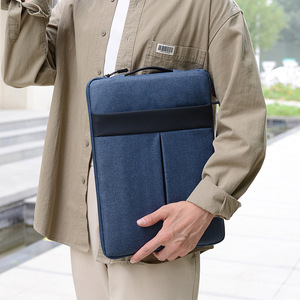 Portable Durable Waterproof Travel Case with Sling System Lightweight Anti-Theft Blank Embroidery <b>Laptop</b> Sleeve Bag 11-16 Inch - Product Image 2