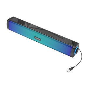 ซาวด์บาร์ลำโพงบลูทูธ LED สีสันสดใส ใช้พลังงานจาก USB ขนาด 388 มม. สำหรับคอมพิวเตอร์ใช้ในบ้าน - Product Image 2