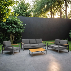 Sofá Moderno <span class=keywords><strong>de</strong></span> Aluminio <span class=keywords><strong>para</strong></span> Exteriores, Muebles <span class=keywords><strong>de</strong></span> Jardín, Sillón Individual <span class=keywords><strong>para</strong></span> Patio, Balcón, <span class=keywords><strong>Terraza</strong></span> - Product Image 2