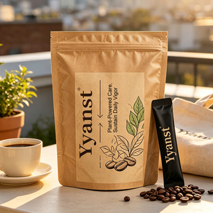 Café Herbal Plant Powered Care Sustain Daily Vigor, Bebida Energética Instantánea Diaria para Hombres, OEM, Etiqueta Privada, Sachet Personalizado - Product Image 4