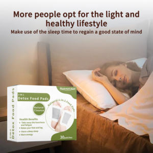 天然デトックスフットケアパッチクレンジングハーバルジンジャーデトックスフットパッチ認証 - Product Image 6