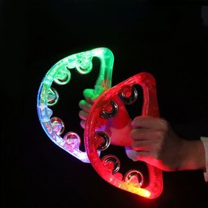 Campanas de Mano LED, Juguete Luminoso, Pandereta con Luces Intermitentes de Colores, Juguete Infantil para Discotecas y el Día de la Tierra - Product Image 4