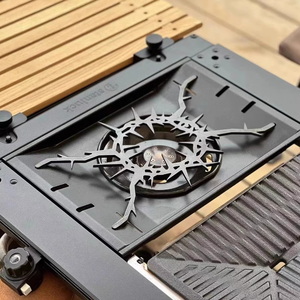 อุปกรณ์เสริมเตาแก๊ส <span class=keywords><strong>IGT</strong></span> สำหรับตั้งแคมป์กลางแจ้ง ใช้ได้กับเตาแก๊ส GS450  แผ่นปิดเตาเหล็กสแตนเลสแบบดัดแปลงสำหรับหิมะ - Product Image 4