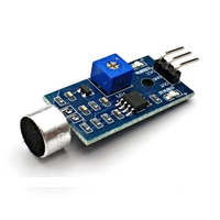 Sensor lm393 Micrófono de alta sensibilidad lm339 Módulo de sensor de sonido VCC externo 3,3 V-5V GND Kit de sensor módulo lm393