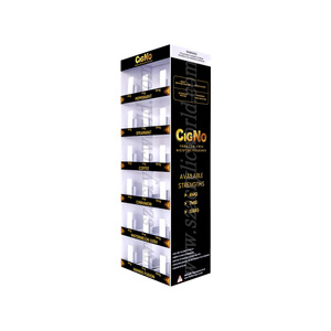 Exhibidor de Bolsas de Nicotina GIGNO, Estante Vertical de Plástico de 5 Niveles, Estilo Moderno Independiente - Product Image 4
