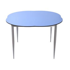 Lin Ying <b>Round</b> <b>Folding</b> <b>Table</b> Modern Minimalist Style Board Material School Use - Product Image 1