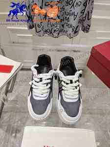 รองเท้าผ้าใบลำลองสำหรับผู้หญิงรองเท้าเดินมีกากเพชรมีซับในหนังแท้และกันกระแทก - Product Image 4