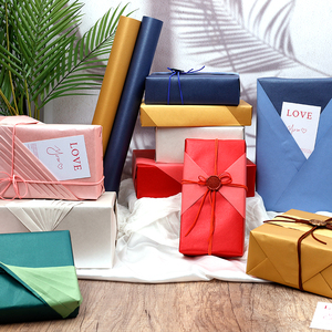 Wholesale 80gsm Pearlescent <b>Christmas</b> <b>Wrapping</b> <b>Paper</b> <b>Roll</b> 43*300cm Custom Luxury Gift Packaging - Product Image 2