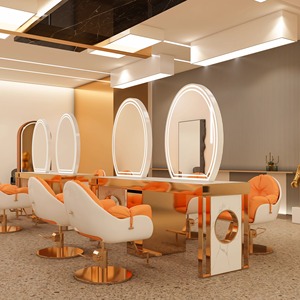 Yicheng Beauté Grossiste Salon de Coiffure Ensemble Complet de Mobilier de Salon pour Barbiers et Ongleries de Haute Qualité - Product Image 1