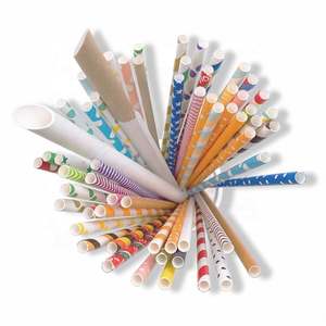 Pajitas de Papel en Oferta, de Grado Alimenticio, Libres de BPA, Desechables, Biodegradables, Coloridas, Pajitas de Papel al por Mayor - Product Image 4