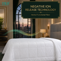 Couette infusée aux herbes Anyangshu : Plus de 3000 ions négatifs, douce, chaude et confortable pour la literie domestique