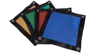 شبكة تظليل سياج حماية الشخصية خضراء داكنة شبكة مانعة للرياح والرياح من البولي يوريثان عالي الكثافة - Product Image 5