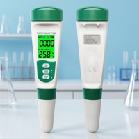 Analyseur portable de qualité de l'eau 5 en 1 multi-paramètres (pH, EC, TDS, sel) pour laboratoire, hydroponie et aquaculture