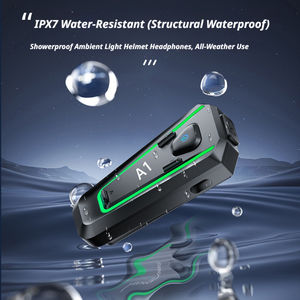Casque audio pour moto - Touring sur autoroute, 20-30h d'autonomie, réduction du bruit du vent par IA, étanche IPX7, contrôle vocal 5.3 - Product Image 4