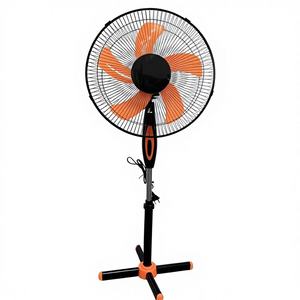 Ventilador de pie oscilante de 16 pulgadas con base cruzada y 3 velocidades, ideal para oficina, venta al por mayor - Product Image 2