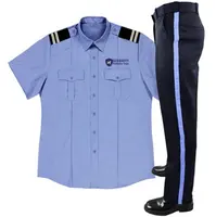 Chemise et pantalon d'officier de haute qualité, ensemble d'uniformes, au design tactique militaire personnalisé de garde de sécurité