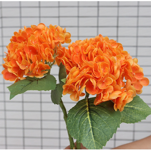 Bán Buôn Bất Cảm Ứng Lụa Màu Tím Màu Xanh Lá Cây Lớn Tú Cầu Đầu Trang Chủ Đám Cưới Trang Trí Sang Trọng Nhân Tạo Đầy Màu Sắc Tú Cầu - Product Image 5