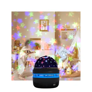 Creative 50w Rotating LED Galaxy Projector Night Light Table Lamp For Bedroom Living Room