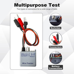 LAN penguji sirkuit tegangan AC DC elektrik, pencari garis pelacak kawat optik RJ45 RJ11 penguji kabel jaringan - Product Image 5