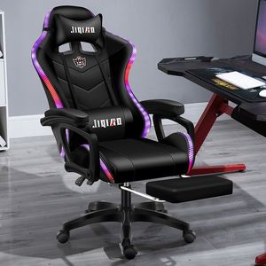 Fauteuil de gaming LED Racing monobloc sur mesure avec massage, pivotant moderne, en cuir, aluminium, RGB, neuf / 1 pièce - Product Image 6