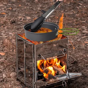 屋外アルミ食器セットポットキャンプバーベキュー登山調理器具セット