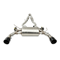 Système d'échappement Valvetronic pour Nissan 350Z Z33 3.5 2002-2008, silencieux en acier inoxydable, échappement arrière avec embouts noirs
