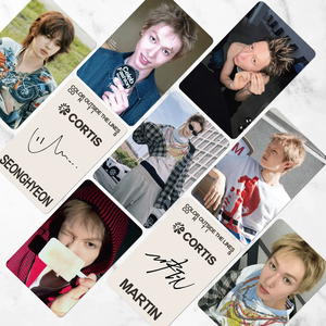 Bts 55 adet/kutu CORTIS lazer Photocard Lomo kart yıldız holografik fotoğraf kartı - Product Image 5