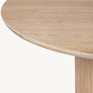 Table à manger ronde en bois massif convertible RH <span class=keywords><strong>CIRO</strong></span> OPEN, design moderne pour appartement, maison, bureau et hôtel - Product Image 4