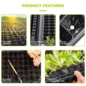 128 Cell Plug Tray Planting Seedling Germination Plastic Tray