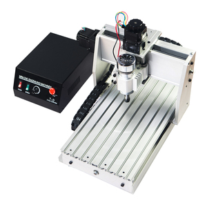 Machine de fraisage CNC à bois Bibo High 3 axes, course 300x400mm, broche simple, moteur NC refroidi par air, mini-machine de bureau pour le bois - Product Image 1