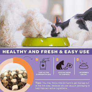 เม็ดเคี้ยวเนื้อนุ่มโปรไบโอติกสำหรับสุนัขเพื่อสุขภาพลำไส้และสนับสนุนภูมิคุ้มกันการดูดซึมอย่างรวดเร็ว-อาหารเสริมดูแลสุขภาพสัตว์เลี้ยง - Product Image 3