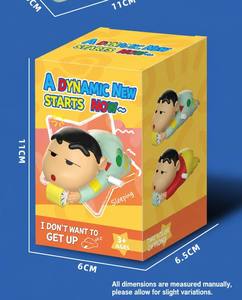ของเล่นการ์ตูนชินจังแบบขยับได้ ตัวต่อพลาสติก ของตกแต่งสร้างสรรค์ - Product Image 6