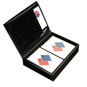 WJPC-cartas de juego de papel de aluminio de Color, juego de cartas que brillan en la oscuridad, en caja personalizada - Product Image 1