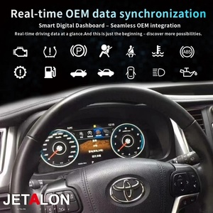 Pour Toyota Highlander 2015-2019, compteur de vitesse GPS, tableau de bord numérique, panneau d'instruments, cockpit virtuel, tachymètre, odomètre - Product Image 6