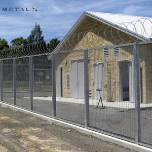 سياج كهربائي مضاد للتسلق ومغطى بألواح أمان عالية من كلوريد البولي فينيل شديد التحمل وبوابة آمنة مع بوابات - Product Image 4