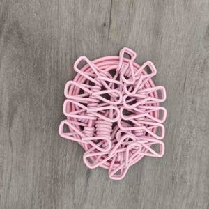 <span class=keywords><strong>Tendedero</strong></span> Portátil <span class=keywords><strong>de</strong></span> Viaje <span class=keywords><strong>de</strong></span> 1.8M con 12 Pinzas, Cuerda Elástica Rosa para Secar <span class=keywords><strong>Ropa</strong></span> en Campamentos, Baños y Hoteles - Product Image 2