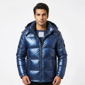 New Fashion Style <b>Men's</b> Canvas Puffer <b>Jacket</b> <b>Waterproof</b> & Breathable <b>Winter</b> Coat for <b>Men</b> and Women Cold Season Wholesale - Product Image 1