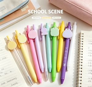 Stylo bille en plastique personnalisé, stylo de bureau promotionnel durable, logo personnalisé, stylo publicitaire multicolore - Product Image 5