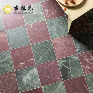 Dalles <span class=keywords><strong>de</strong></span> mosaïque en marbre vert naturel, découpées sur mesure, pour sols intérieurs - Product Image 5