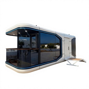 Case Prefabbricate in Container da 40 Piedi per il Settore <span class=keywords><strong>Immobiliare</strong></span>, Casa Capsula per Campeggio, Resistente ai Terremoti, Antivento, Installazione Rapida, Design Moderno - Product Image 1