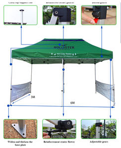 एल्यूमिनियम फोल्डिंग पॉप अप ट्रेड शो 10 x 15 पार्टी इवेंट आउटडोर विज्ञापन टेंट कस्टम मुद्रित पार्टी पवेलियन - Product Image 4