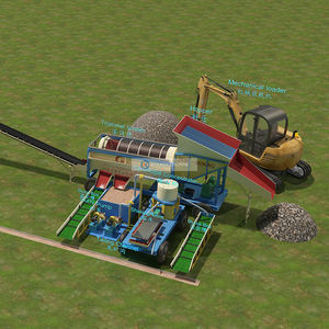 खनन उपकरण पूर्ण जलोढ़ सोना प्रसंस्करण मशीन संयंत्र - Product Image 6