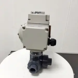 전기 Actuator 에이터를 가진 베스트셀러 PVC 3 방법 공 벨브