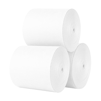 Papier en rouleau de pâte de bambou vierge blanchie, haute résistance, grammage personnalisé, pour la fabrication de mouchoirs - Vente en gros usine