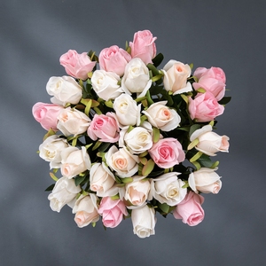 MW41106 Simulation Flower Long Single Stem <strong>Rose</strong> Bud <strong>Spray</strong> for Wedding Decoration - Product Image 2
